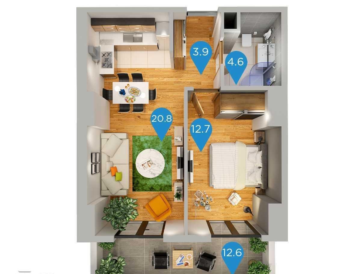 1 Bedroom Apartment In Dighomi